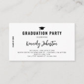 2025年カスタム卒業パーティー卒業クラス エンクロージャーカード (正面)