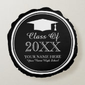 2025年カスタム卒業パーティー特選枕 ラウンドクッション (裏面)