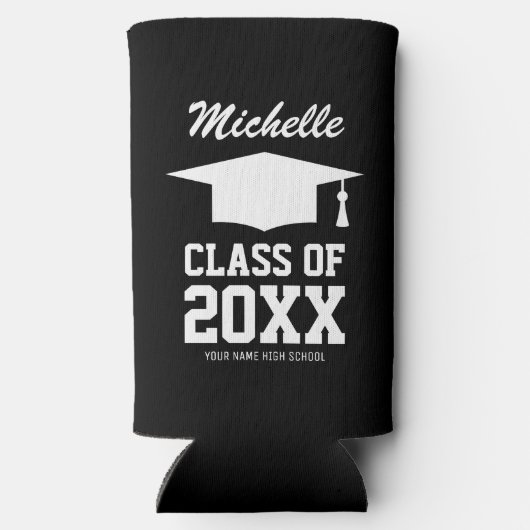 2025年カスタム卒業パーティー用スリム缶クーラー スリム缶クーラー (裏面)