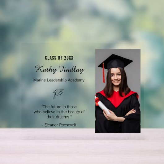 2025年カスタム卒業生の新しいギフトの卒業クラス アクリルサイン (ニュートラル)