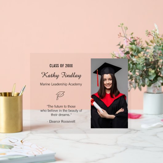 2025年カスタム卒業生の新しいギフトの卒業クラス アクリルサイン (ウェディング)