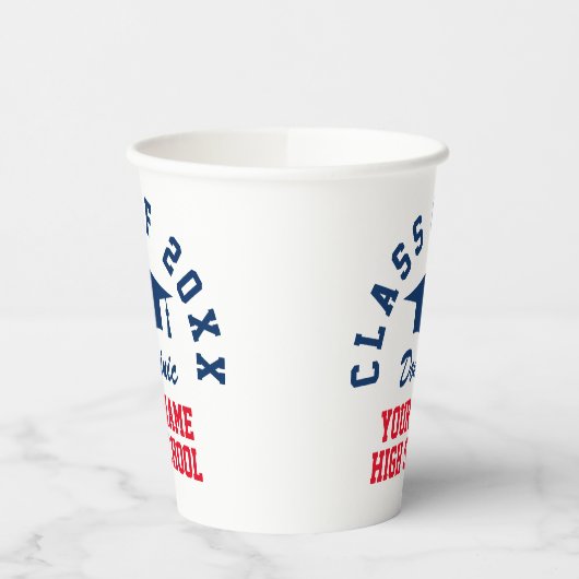 2025年カスタム高校卒業パーティーのクラス 紙コップ (左)