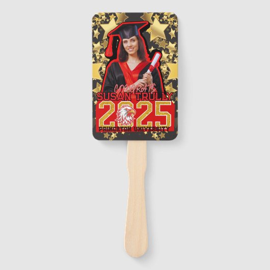 2025年カスタム高校・大学用グラードファン ハンドファン (正面)