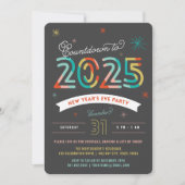 2025年カラフル元旦の祭日パモダンーティ 招待状 (正面)