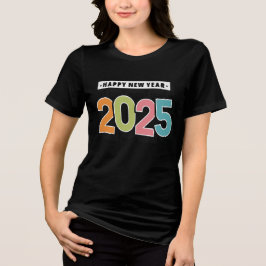 2025年カラフル初めのお祝い トライブレンドＴシャツ
