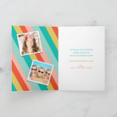 2025年カラフル星への応援ハッピーニューイヤー写真 シーズンカード (内部)