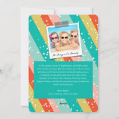 2025年カラフル星への応援ハッピーニューイヤー写真 シーズンカード (裏面)