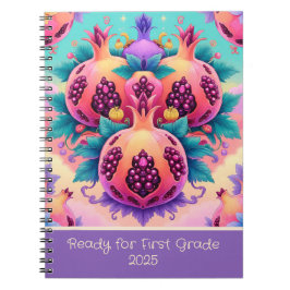 2025年カラフル1年生のザクロ ノートブック