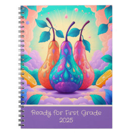 2025年カラフル1年生の梨 ノートブック