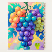 2025年カラフル1年生先生用ブドウ プランナー手帳 (裏面)