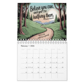 2025年カレンやる気を起こさせるダー カレンダー (2月 2026)