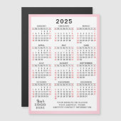 2025年カレンカスタムダー会社ロゴビジネスマグネット (正面/裏面)