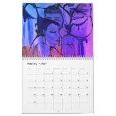 2025年カレンダアート(Klee) カレンダー (2月 2027)
