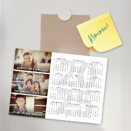 2025年カレンダハッピーニューイヤー磁気フォトカード