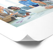 2025年カレンダフォトス数々のクリスマ企業のスギフト ポスター (角)