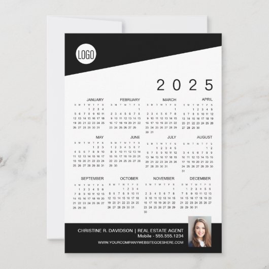 2025年カレンダロ実在ゴエステートエージェント写真 シーズンカード (正面)