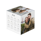 2025年カレンダーとフォトキューブ（3つ） フォトキューブ (裏面アングル)