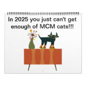 2025年カレンダーとMCM Cats カレンダー (カバー)