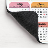 2025年カレンダーのビジネスロゴのミニマルカラフルリスト マウスパッド (コーナー)