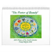 2025年カレンダーの感動的花 カレンダー (カバー)