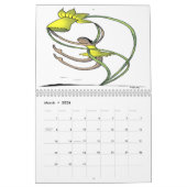 2025年カレンダーオリジナルアート。 カレンダー (3月 2026)