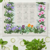 2025年カレンダータオル主の祈りの言葉 キッチンタオル (折り畳み)