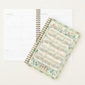 2025年カレンダービクトリアンアールヌーボーカスタムSm プランナー手帳 (ディスプレー)