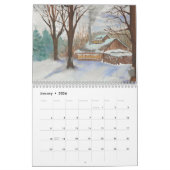 2025年カレンダーローズアンメシェルブウォーターカラーアーティスト カレンダー (1月 2026)