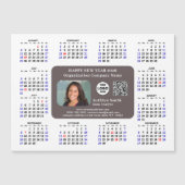 2025年カレンダー事業ロゴQR磁モダン気 (正面)