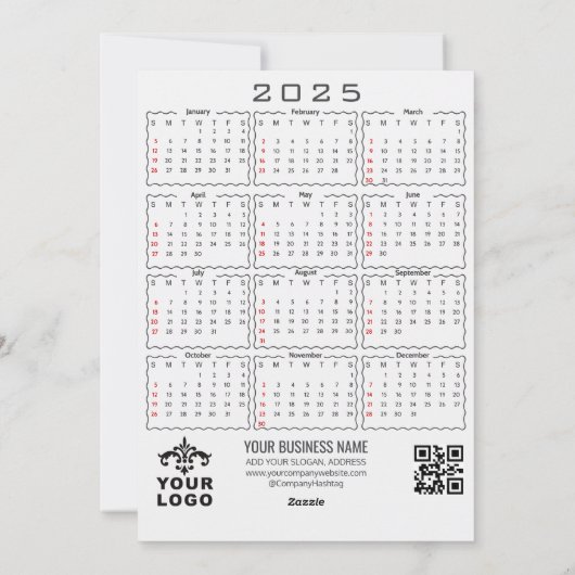 2025年カレンダー出生クリスマスイエズス宗教的 シーズンカード (裏面)