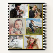 2025年カレンダー名門私立校風のフローラストライプ | フォト ノートブック (裏面)