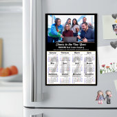2025年カレンダー業務用フォトシンプルブラック磁気