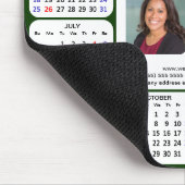 2025年カレンダー業務用フォトロゴQRグリーンモダン版 マウスパッド (コーナー)