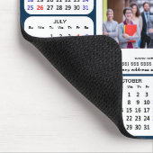 2025年カレンダー業務用フォトロゴQRブモダンルー マウスパッド (コーナー)