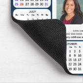 2025年カレンダー業務用フォトロゴQRブモダンルー マウスパッド (コーナー)