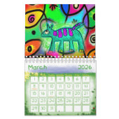 2025年カレンダー猫お洒落猫 カレンダー (3月 2026)