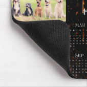 2025年カレンダー磁石ペットドッグキッドカスタム写真 マウスパッド (コーナー)