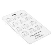 2025年カレンダー磁石(引用文) マグネット (右側)