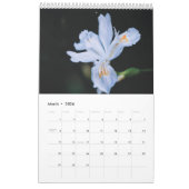 2025年カレンダー花と夜 カレンダー (3月 2026)