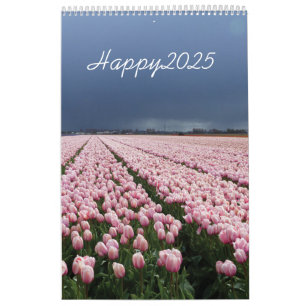 2025年カレンダー花畑3 カレンダー