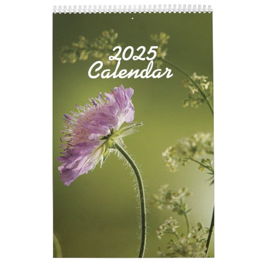 2025年カレンダー花畑 カレンダー (カバー)