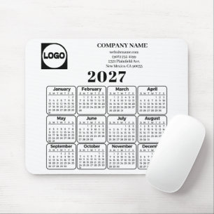 2025年カレンダー オーナー企業名+ロゴマーク マウスパッド