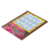 2025年カレンダー ノートブック (左側)