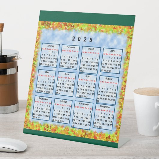 2025年カレンダー 台座サイン (インサイチュ)