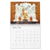 2025年カレンダー：台湾の寺院文化 カレンダー (2月 2026)