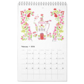 2025年カレンダー/小11インチx 7インチw/ペ独身のージ カレンダー (2月 2026)