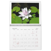 2025年カレンダー「蓮の花と睡蓮」 カレンダー (1月 2027)