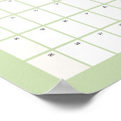 2025年カレンダー | 5月 ポスター (角)