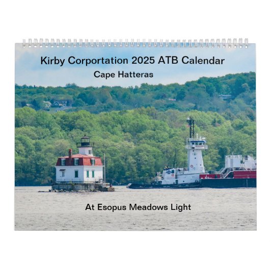 2025年カレンダーKirby ATB Tugs on the Hudson River カレンダー (カバー)