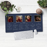 2025年カレンダーNavy Blue モダン Photo Collage デスクマット<br><div class="desc">2025年カレンダーミニマルクラシックリストNavy Blue Desk Matマウスパッドあなたの名前と写真の4つお気に入りのを特集！🌟これは2025年の🌟このバージョンはシックなネイビーブルーだが、色は簡単に行えカスタマイズる!cedarandstring@gmail.comで連絡お問い合わせもしデザインまたはマッチング製品のサポートが必要です。</div>